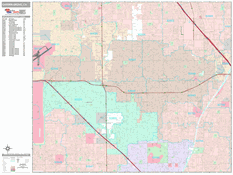 Garden Grove Digital Map Premium Style